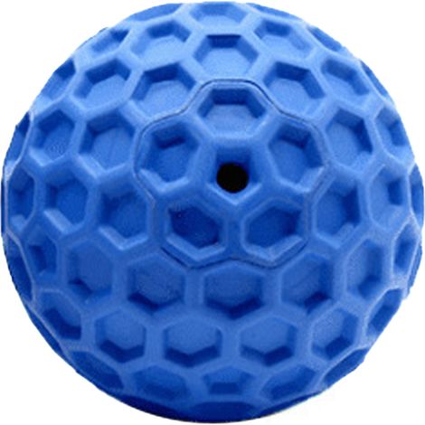 Kaubarer Gummiball für Welpen, quietschendes Spielzeug, für eine gute Mundhygiene, Größe S (55 mm).