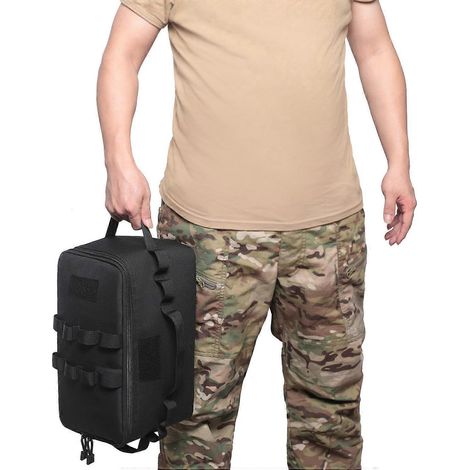Sac de rangement pour le camping, sac portable et polyvalent de grande capacité, organisateur pour la vaisselle de camping