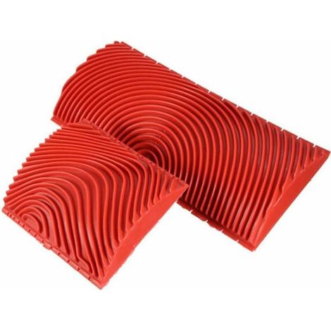 ZVD Lot de 2 Rouleaux de Peinture Imitation Grain de Bois pour Peinture Murale, Texture Murale, Outil de Peinture Artistique-Fei Yu (1/4)