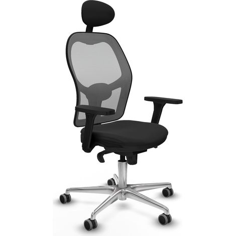 Bürostuhl piqueras y crespo Jorquera grau Mesh schwarz (1/2)