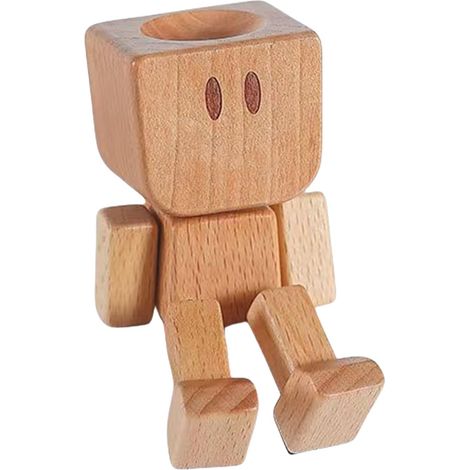 Figurine en Bois Hocheur de Tête pour Voiture - Figurine (1/5)