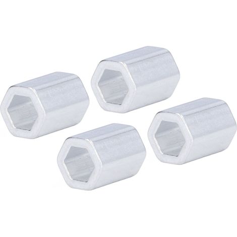 12 Stück Sechskant-Abstandshalter aus Aluminium, korrosionsbeständig, Sechskantdichtung für Motorwellen, 8 mm Innendurchmesser, 3520-4012-0160, 16 mm L (1/5)