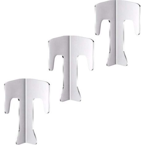 3 Pièces Entretoises Universelles pour Plaques à Feu en Acier Inoxydable, Ensemble d'Entretoises de Plaque de Feu, Entretoise de Barbecue, pour Tonneaux de Feu, Plaques de Barbecue, Barbecues à (1/4)