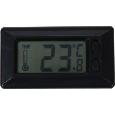 Termómetro digital LCD para la temperatura interior del coche (1/4)