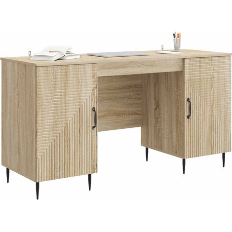 Maison Exclusive - Schreibtisch Sonoma-Eiche 142,5 x 50 x 75 cm H