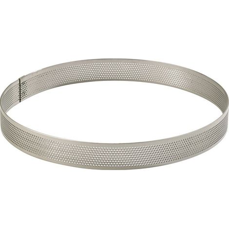 Cercle perforé inox 8cm H2cm (1/2)