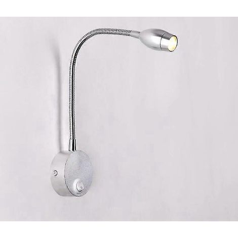 Hintergrunddekoration für Hotelflure, LED-Nachttischlampe mit Schlauch (silber)