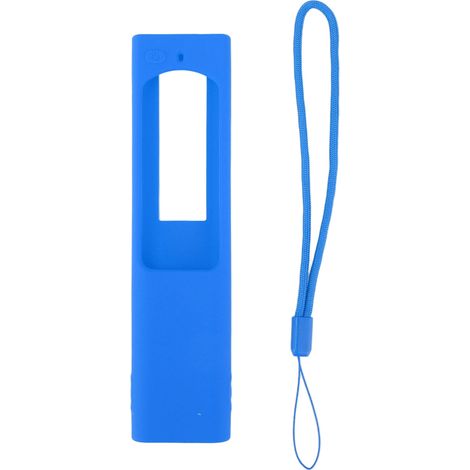 Étui de protection en silicone souple et antichoc pour télécommande Samsung TV BN59 avec recharge solaire, bleu (1/5)