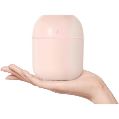 Small Portable Humidifier USB Desktop for auto Office Bedroom Auto Shut-Off 2 Mist Modes Super Quiet 220ml White (1/5)