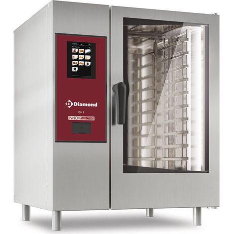 Four gaz touch vapeur directe / convection 10 x GN - Diamond