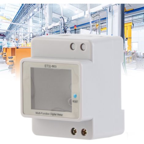 Wattmètre haute précision supportant une puissance de 22 kW, monophasé, pour la mesure de la tension, du courant, de la fréquence et du facteur de puissance (AC 40,0–300,0 V).-AquaForge (1/5)