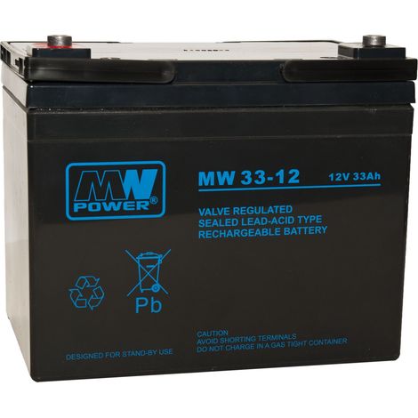 MW 33-12: batteria AGM 12V/33Ah, 197131180 (M5)