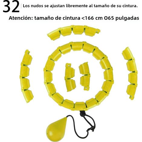 (32 jaune) Ceinture de sport ajustable pour aider à la perte de poids et au modelage du corps. (1/5)