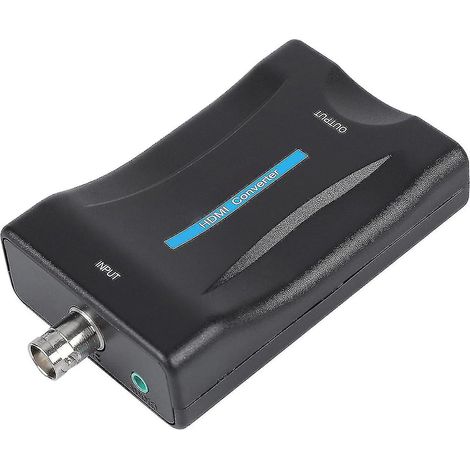 Adaptateur coaxial vers HDMI, convertisseur BNC vers HDMI pour antenne TV, adaptateur vidéo HD 1080p/720p, moniteur de surveillance. (1/5)