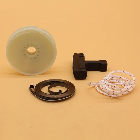 Filiyano – Kit de cordon de démarrage avec enrouleur, poignée, ressort et corde pour tronçonneuses de jardin Husqvarna 362, 365, 371, 372, 385 et 390