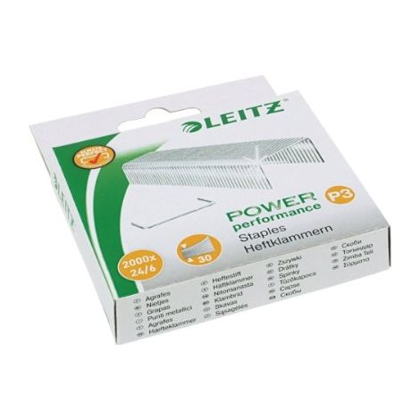LEITZ P3 55701000 AGRAFES 24/6 MM LOT DE 2000