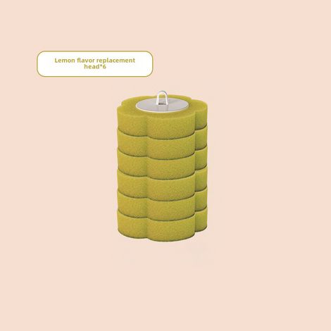 Recharges Brosse Toilette – Citron – Lot 6 – Dissolubles – Hygiéniques – Jetables – Sans Recoins (1/5)
