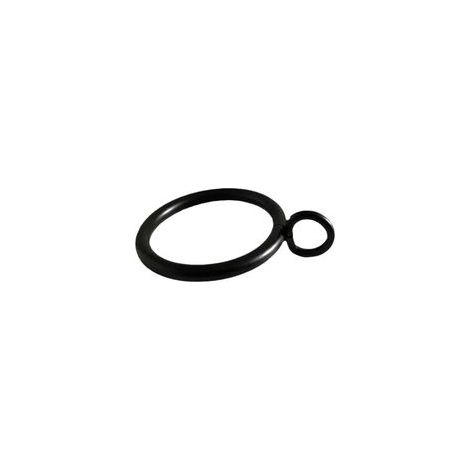 Lot de 50 anneaux de rideaux en métal de 45 mm de diamètre intérieur, anneaux de suspension noirs pour tringles à rideaux, tringles et rideaux (1/4)