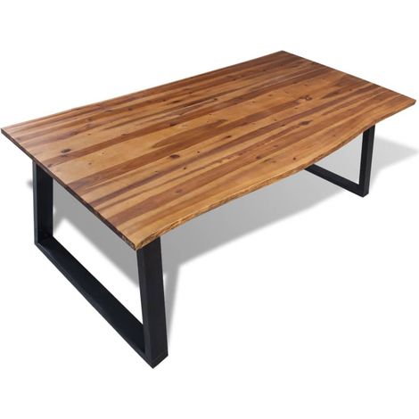 Maison Exclusive - Tavolo da Pranzo Legno Massello Acacia 200x90 cm
