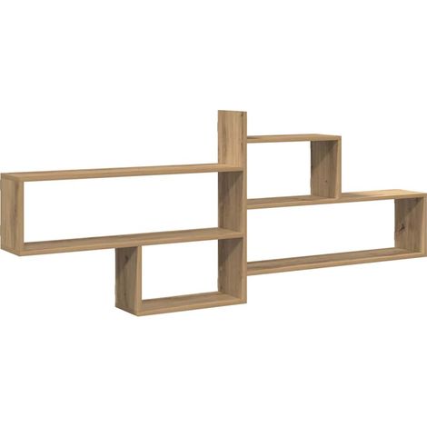 Maison Exclusive - Wandregal Artisan-Eiche 167,5x18x68 cm Holzwer (1/5)