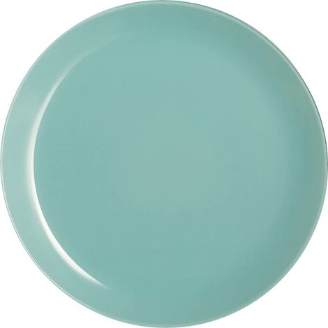 Luminarc Arty Soft Piatto Piano, Verde Acqua, 26x26x2 cm (1/3)