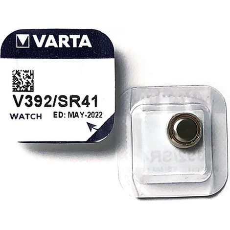 Batteria bottone Varta 1,55V V392 Ossido d&8217Argento confezione da 1 pila