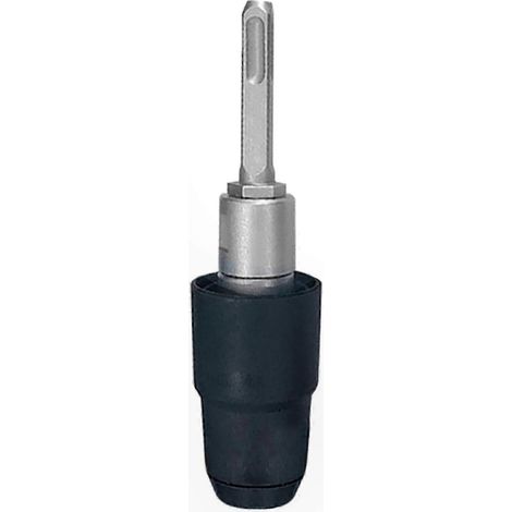 Adaptateur SDS Plus vers SDS Max, 81/4 pouces en acier allié, convertisseur de perforateur rotatif, finition noire résistante pour outils professionnels lourds (1/5)