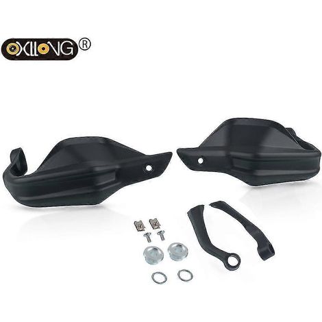 Protège-mains noirs pour motos Honda NC750X DCT, NC750S, NC700X et NC 750 X (2013-2021). Protection intégrale contre le vent et le vent. (1/5)