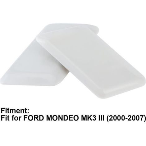 Ensemble de couvre-capuchons de gicleur de lave-glace Paire de phares 1301040 1301038 Convient pour FORD MONDEO MK3 III 2000-2007 (1/4)