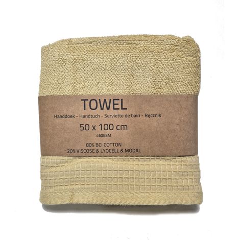 Toalla amarilla NHP (460 g/m²) 50 x 100 (1/5)