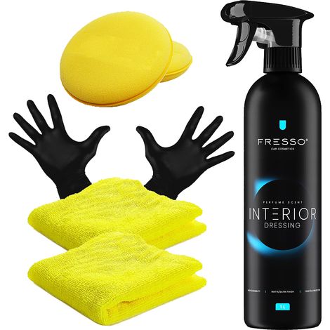 Fresso, prodotto per la cura degli interni di abitacoli, per materie plastiche, gomme e interni, con protezione UV. 1 litro. (1/5)