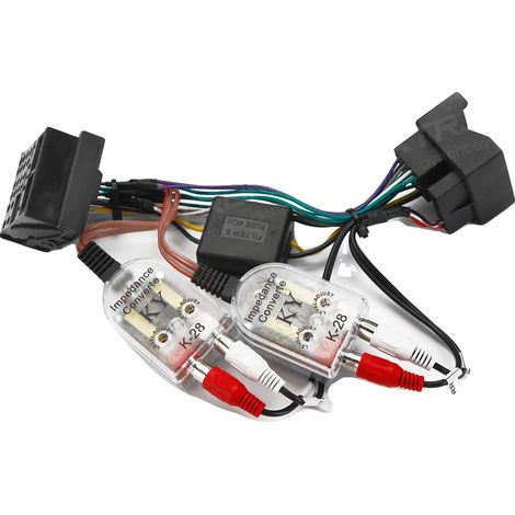 Cable ISO, conector de 40 pines, conversión de impedancia, 1,5 metros de longitud, plástico resistente, compatibilidad universal. (1/2)