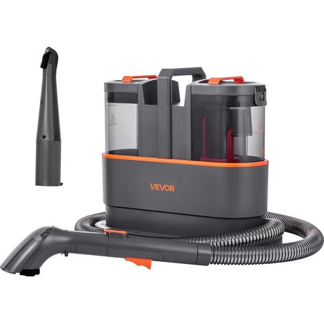 Shampouineuse Portative 11,5 kPa, Nettoyeur de Tapis et Moquette avec Réservoir d'Eau Propre de 1,5 L et Réservoir d'Eau Sale de 0,8 L, Aspirateur Détacheur pour Tapisserie, Canapé et Voiture (1/5)
