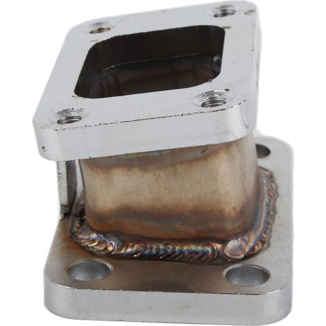 Adattatore flangiato turbina da T2 a T3 in acciaio inox per collettori T25/T28