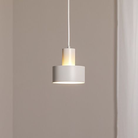 Suspension minimaliste gris-beige Ø15 E27 15W Sigma (1/2)