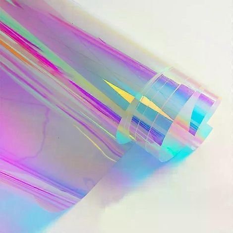 2/3/5 m Einweg-Spiegel-Reflexions-Sonnenschutzfolie, Regenbogenfarben, Sichtschutz, selbstklebend, Wärmeregulierung, Chamäleon-Glasfolie (1/4)