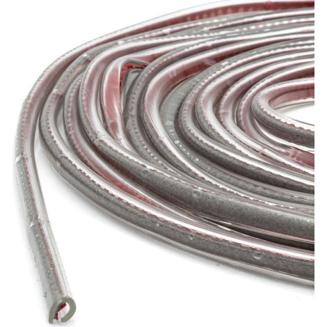 Autotürkantenschutzleiste 5M PVC - Schalldämmung und Abdichtung TRANSPARENT (1/5)