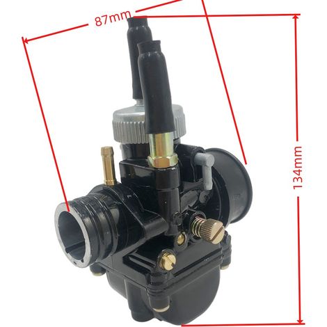 MBK PHBG 19 mm carburetor with 404-082 connector, fuel supply system for scooters.