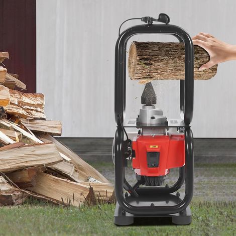 Gasoline Log Splitter 2.5kW Firewood Splitter 2-Stroke Engine, Wood Splitter for Logs up to 9.4in, Gasoline Firewood Splitter with 0.4gal Tank 2.5H Runtime, Air Cooling & 60dB Silencer (1/5)
