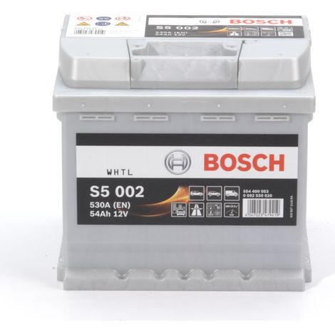 Batterie Bosch S5002 12v 54ah 530A 0092S50020 L1D