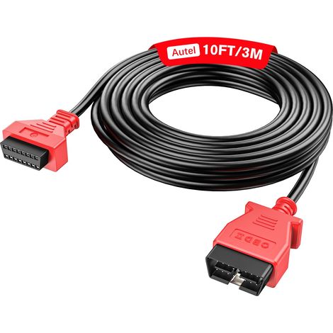 Cavo di prolunga OBD2 da 3 metri (9,8 piedi), cavo di prolunga diagnostica OBDII da maschio a femmina a 16 pin, cavo adattatore OBD2 per strumento di scansione OBD II compatibile con tutti i veicoli O (1/5)