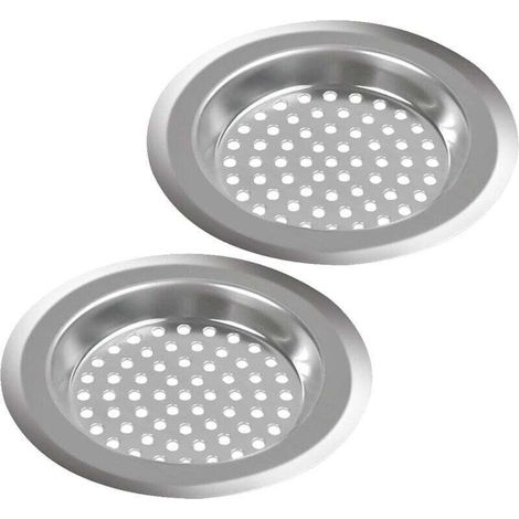 Filtre d'évier en Acier Inoxydable pour Cuisine et Salle de Bain, Grille Anti-Colmatage 76 mm (1/4)