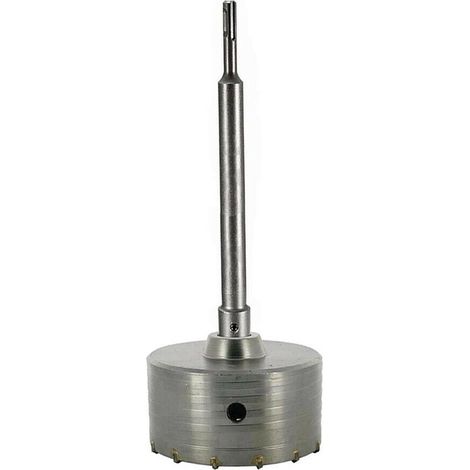Fresa Muro Carotatrice Tazza 130mm Attacco Sds Plus 60cm Punte Trapano