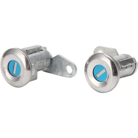 Lot de 2 cylindres de serrure de porte 5070001 antivol avec clés, remplacement du contacteur d'allumage pour camion Ford F100 F250 F350 (1/5)