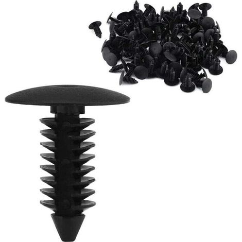 Clips garniture porte  Fixation garniture  100pcs, universels, poussoir  Bricoleurs, mécaniciens