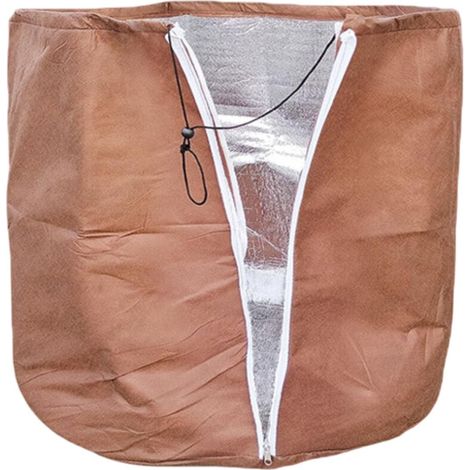 Isolierte Pflanzgefäße, Winterschutz für Pflanzen, Frostschutz-Pflanzgefäße mit Kordelzug (40x40cm)
