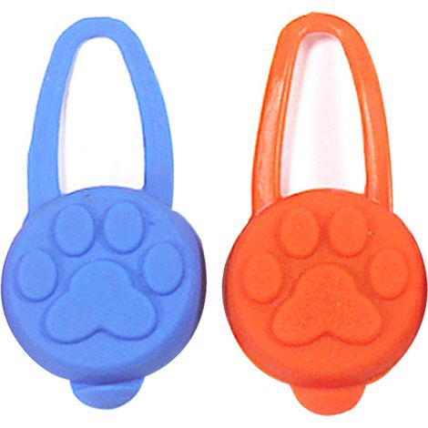 Lampe LED de pointe, idéale pour le collier du chien la nuit. Lot de 2 lampes étanches pour collier de chien. (1/5)