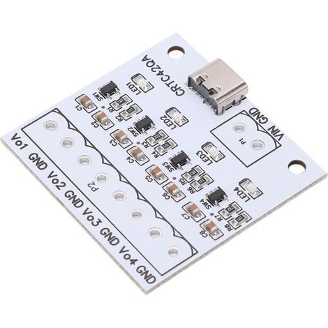 Module de charge batterie lithium 4 voies Type C pour 3,7V 18650 503035 603443 alimentation 5V DC (1/5)