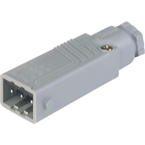 Hirschmann 932 143-106-1 Connecteur d'alimentation STAS mâle, droit Nombre total de pôles: 3 + PE 16 A gris 1 pc(s) (1/5)
