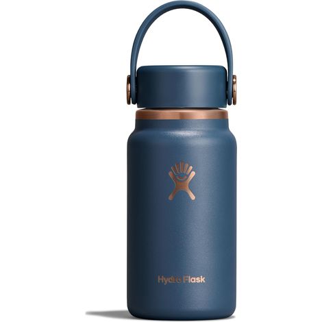 Hydro Flask – Micro Hydro™ 200 ml (6.7 oz) – Mini Flask Isolato Ermetico con Cinghia Clip-On – Freddo & Caldo fino a 7 Ore – Compatto & Resistente – Harbor Blue (1/5)